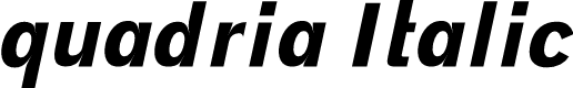 quadria Italic