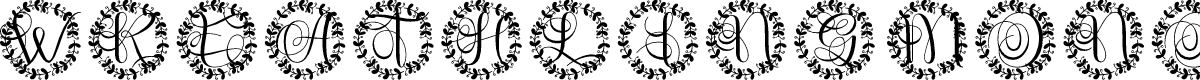 Wreathling Monogram