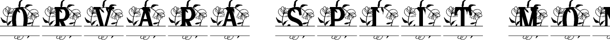 Orvara Split Monogram