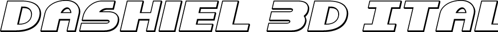 Dashiel 3D Italic