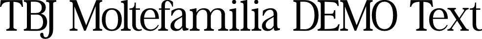TBJ Moltefamilia DEMO Text