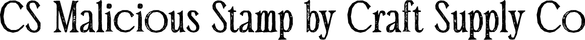 CS Malicious Stamp Regular Demo