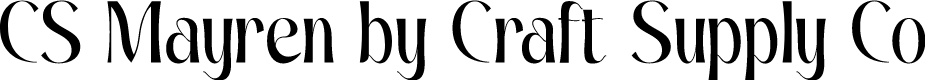 CS Mayren Regular Demo