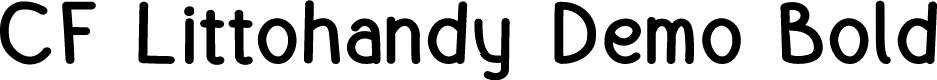 CF Littohandy Demo Bold