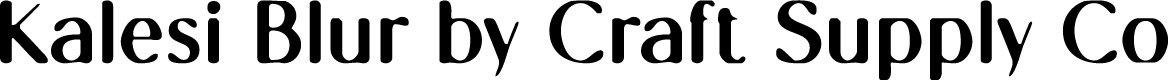 Kalesi Blur Demo Regular