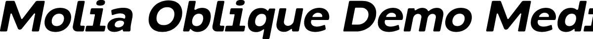 Molia Oblique Demo Medium