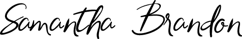 Samantha Brandon Aesthetic Calligraphy  