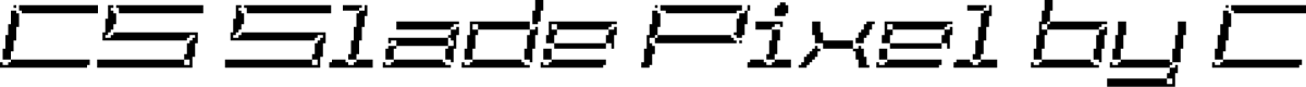 CS Slade Pixel Regular Demo