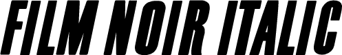 Film Noir Italic