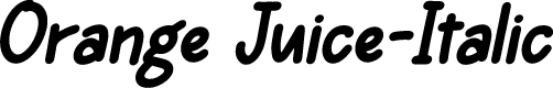 Orange Juice-Italic