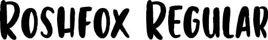 Roshfox Regular