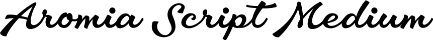Aromia Script Medium
