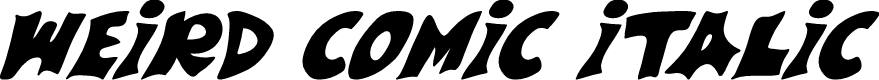 Weird Comic Italic