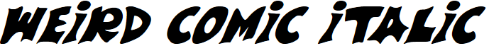 Weird Comic Italic