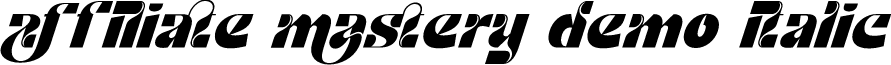 affiliate mastery demo italic