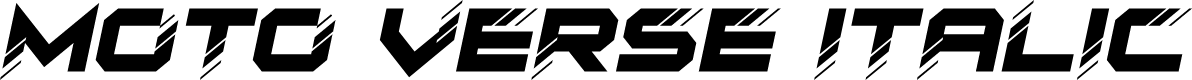 MOTO VERSE Italic