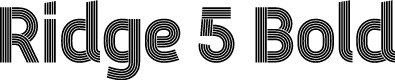 Ridge 5 Bold