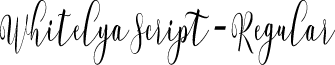 WhitelyaScript-Regular