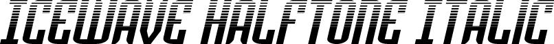 Icewave Halftone Italic