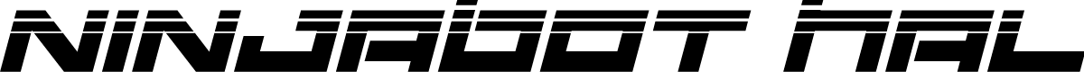 Ninjabot Halftone Italic