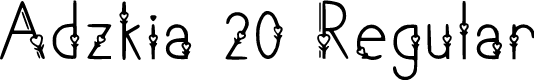 Adzkia 20 Regular