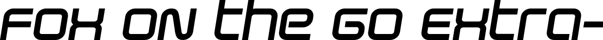 Fox on the Go Extra-Bold SemIt
