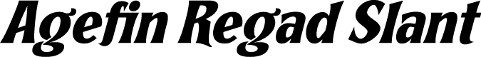 Agefin Regad Slant