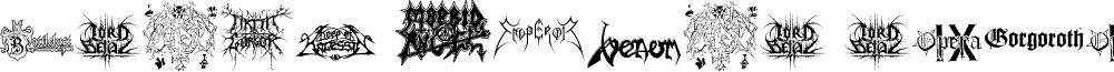 Black Metal Logos