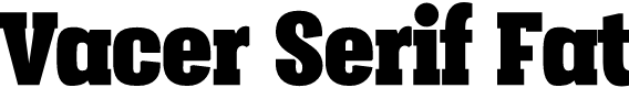 Vacer Serif Personal Fat