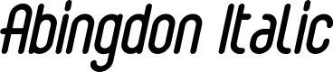 Abingdon Italic