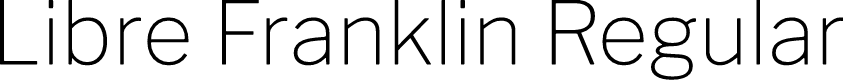 Libre Franklin Regular