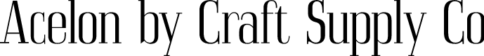 Acelon Demo Regular