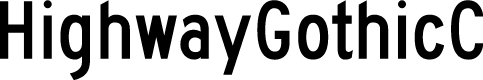 HighwayGothicC