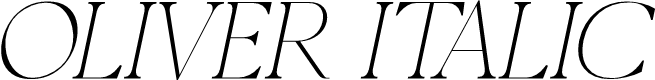 OLIVER Italic