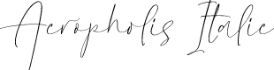 Acropholis Italic