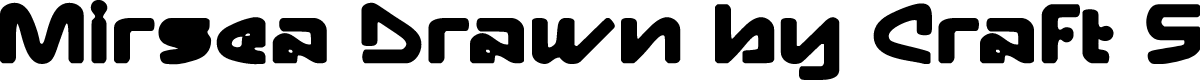 MirseaDrawn-Regular Demo