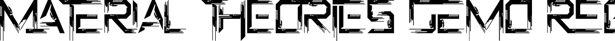 MATERIAL THEORIES DEMO REGULAR