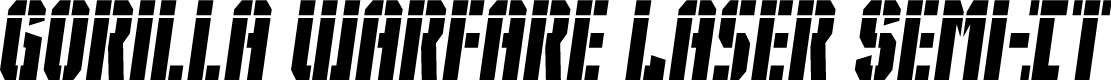 Gorilla Warfare Laser Semi-It