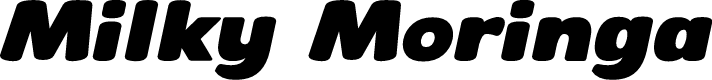 Milky Moringa Italic