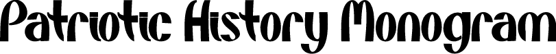 Patriotic History Monogram