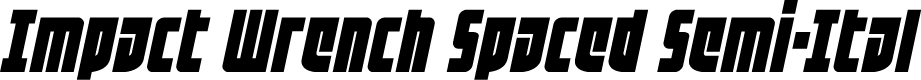 Impact Wrench Spaced Semi-Ital