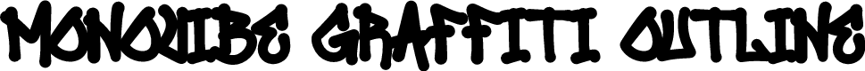 Monovibe Graffiti Outline