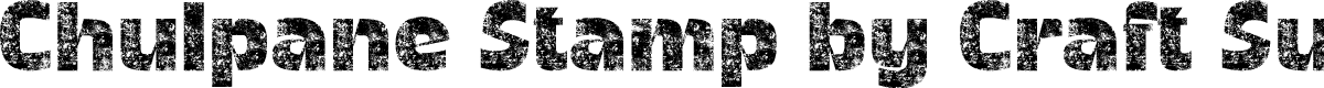 ChulpaneStamp-Regular Demo