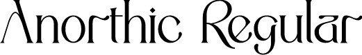 Anorthic Regular