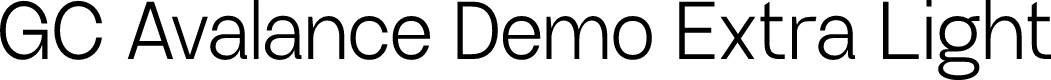 GC Avalance Demo Extra Light