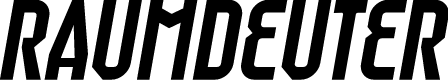 Raumdeuter Italic