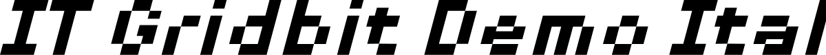 IT Gridbit Demo Italic