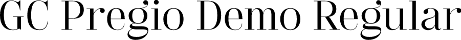 GC Pregio Demo Regular