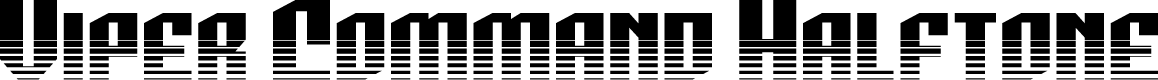 Viper Command Halftone