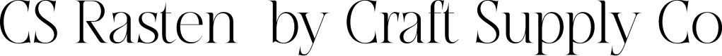 CS Rasten Font - Free Download